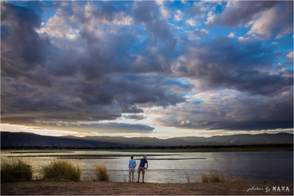 Candice and Reilly's Mana Pools bush wedding, Zimbabwe, Africa.