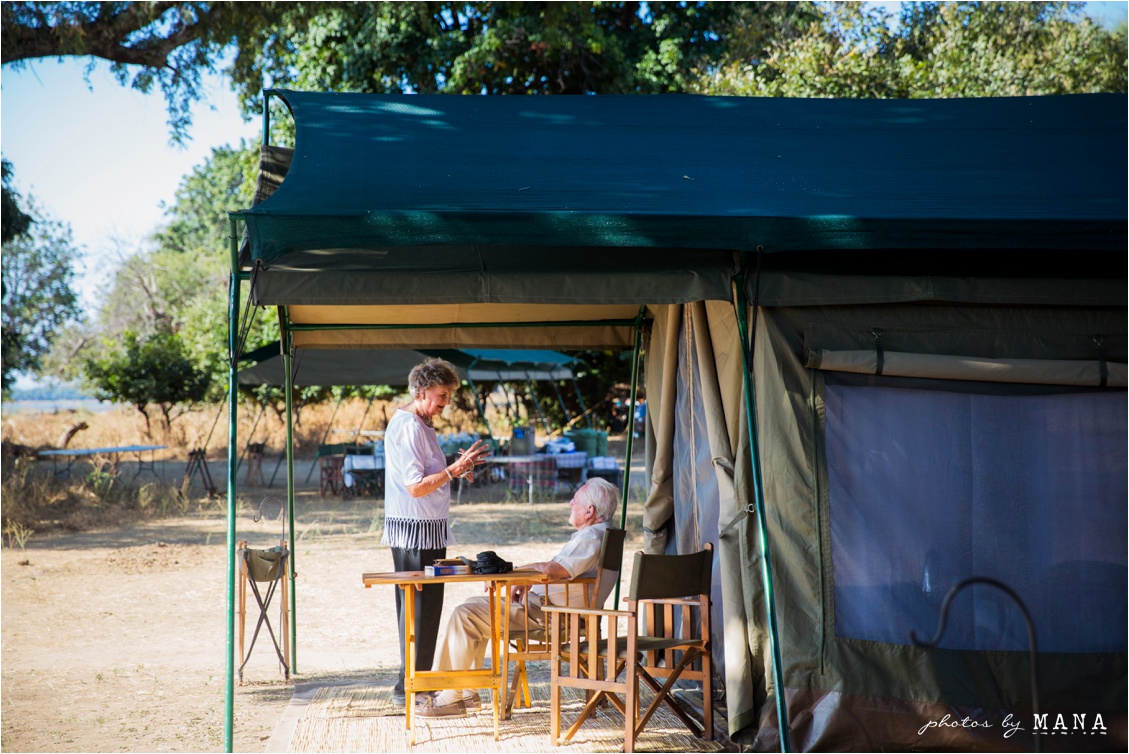 Candice and Reilly's Mana Pools bush wedding, Zimbabwe, Africa.