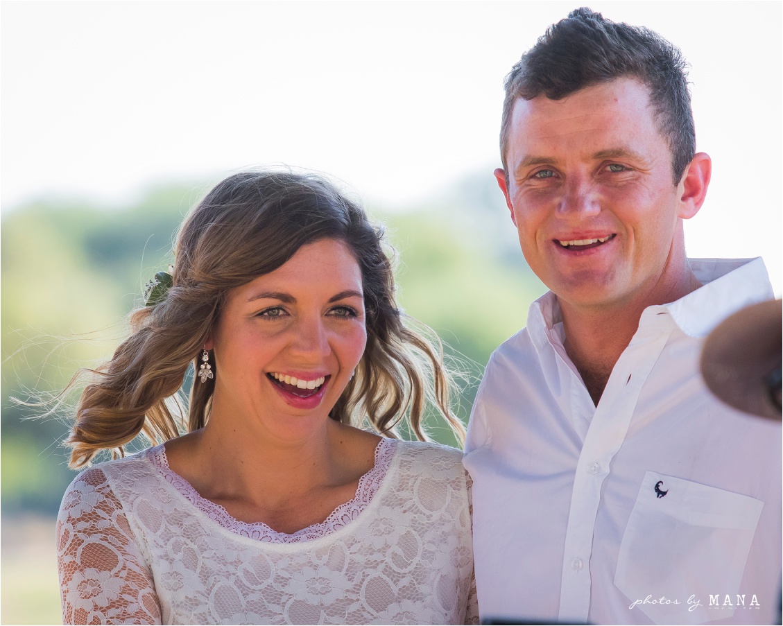 Candice and Reilly's Mana Pools bush wedding, Zimbabwe, Africa.