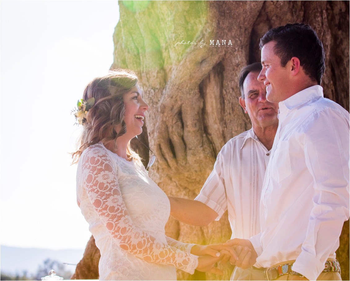 Candice and Reilly's Mana Pools bush wedding, Zimbabwe, Africa.