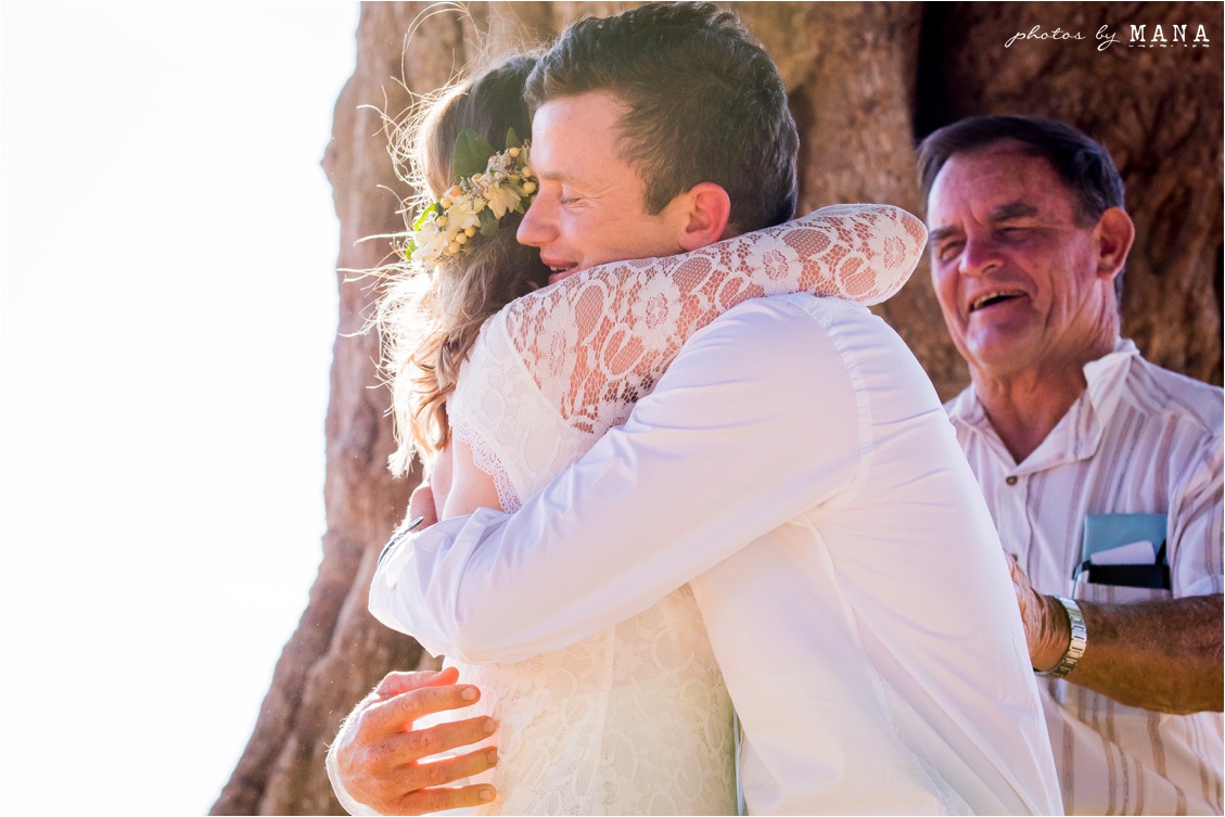 Candice and Reilly's Mana Pools bush wedding, Zimbabwe, Africa.
