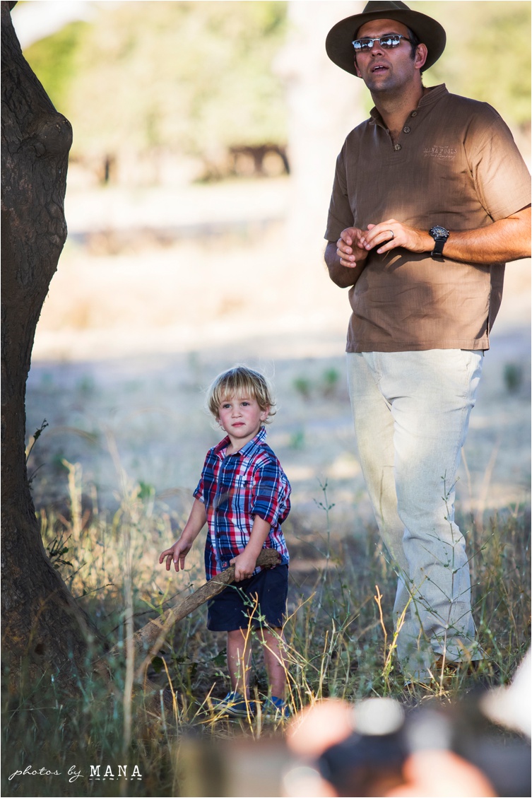 Candice and Reilly's Mana Pools bush wedding, Zimbabwe, Africa.