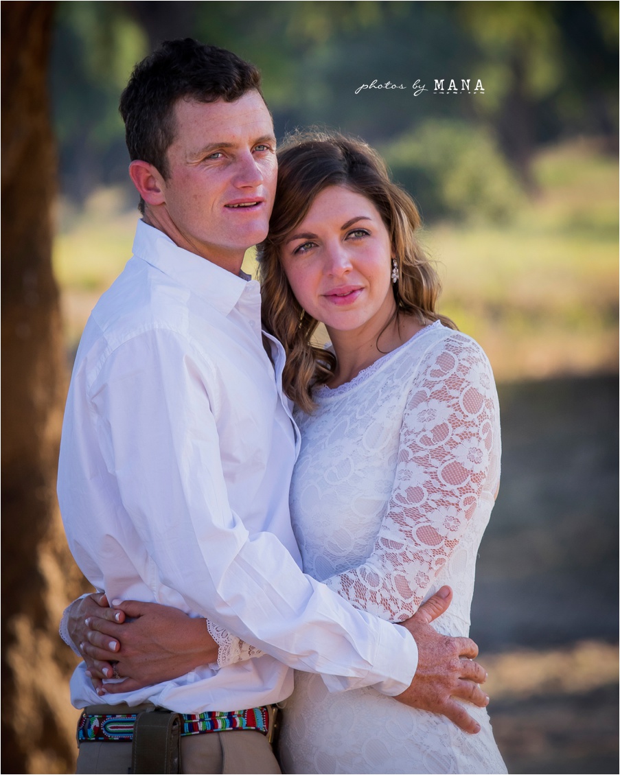 Candice and Reilly's Mana Pools bush wedding, Zimbabwe, Africa.