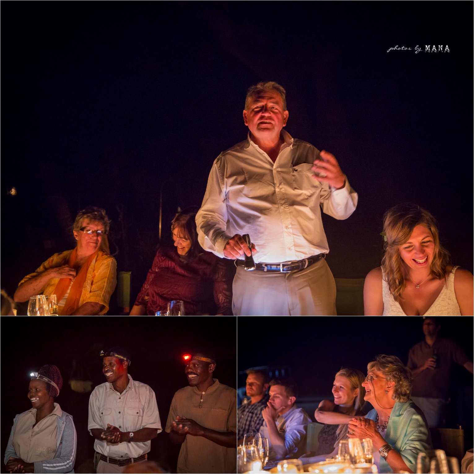 Candice and Reilly's Mana Pools bush wedding, Zimbabwe, Africa.