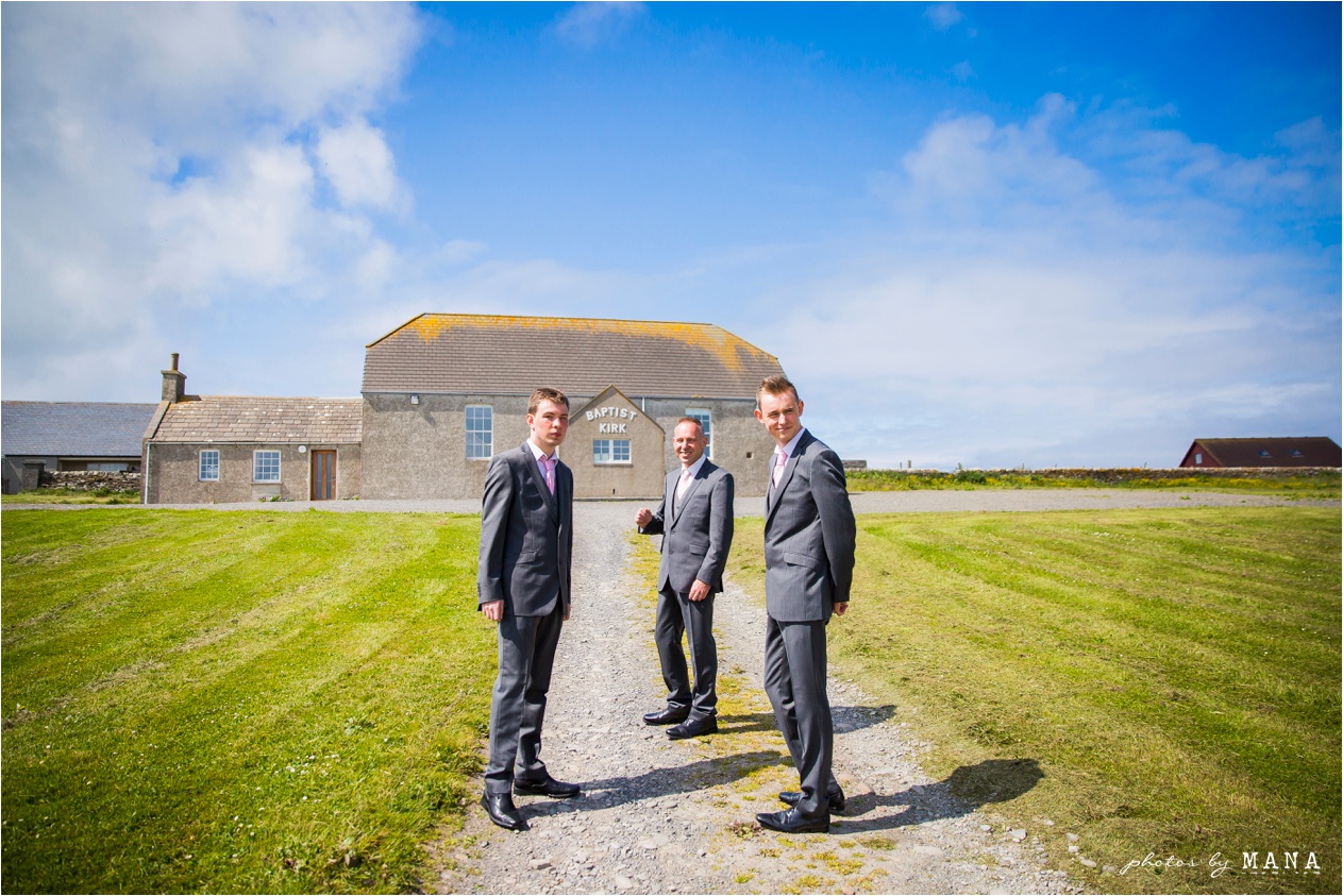Destination wedding photographs Orkney Islands, Scotland, UK by natural wedding photographer Mana Meadows of Photos by Mana.