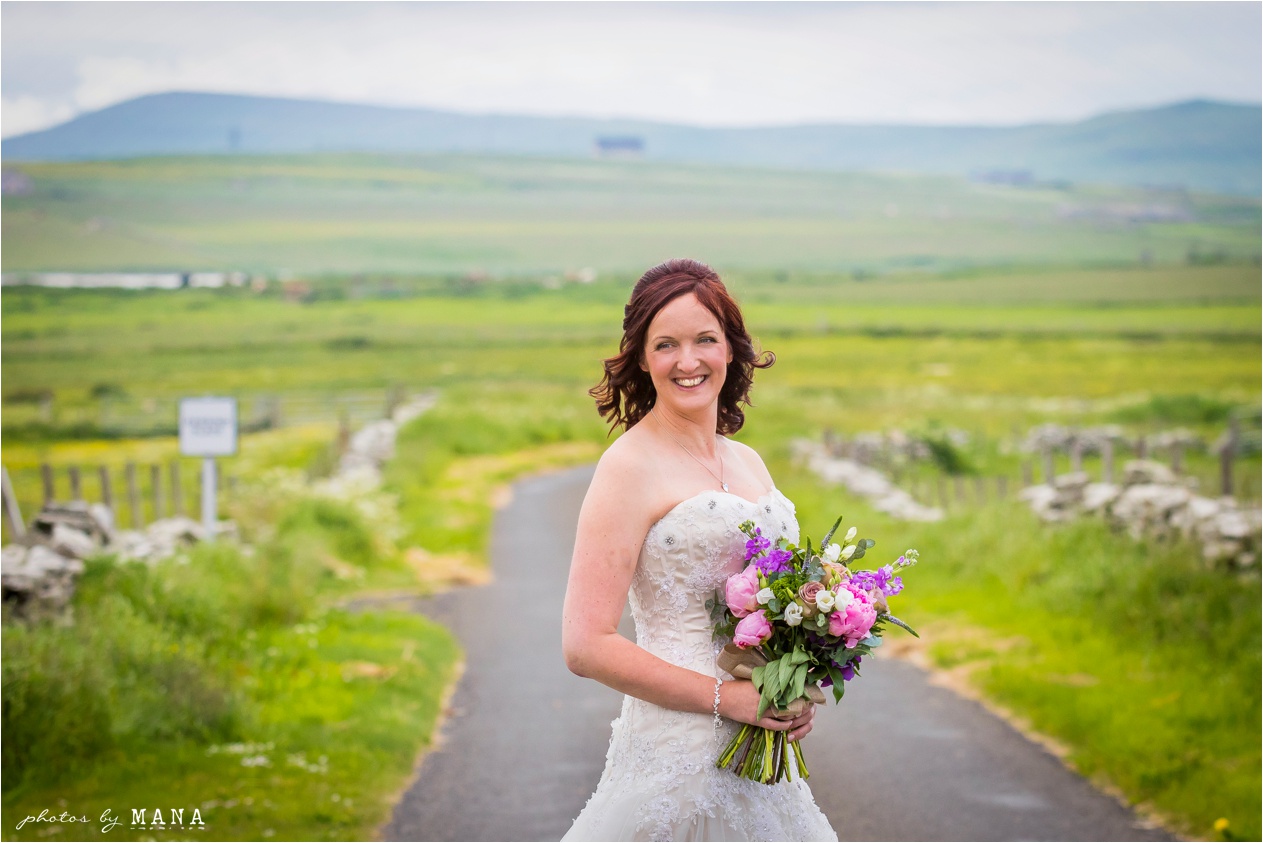 Destination wedding photographs Orkney Islands, Scotland, UK by natural wedding photographer Mana Meadows of Photos by Mana.