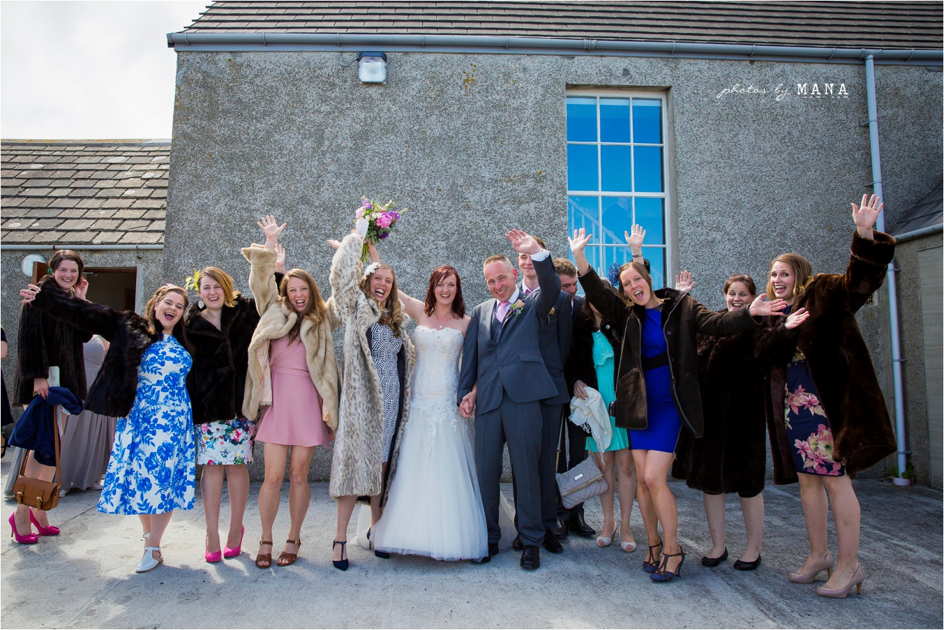 Destination wedding photographs Orkney Islands, Scotland, UK by natural wedding photographer Mana Meadows of Photos by Mana.