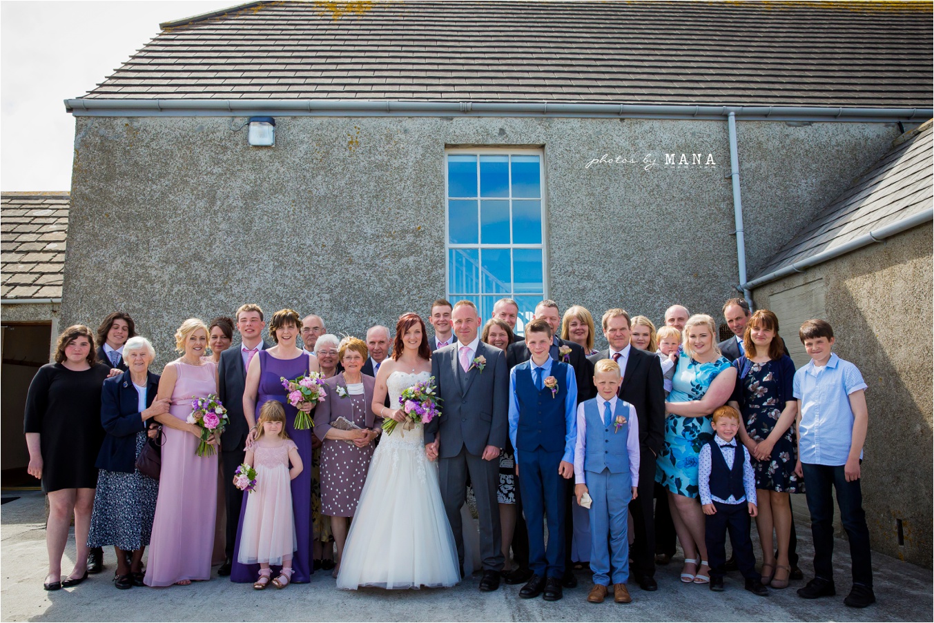 Destination wedding photographs Orkney Islands, Scotland, UK by natural wedding photographer Mana Meadows of Photos by Mana.