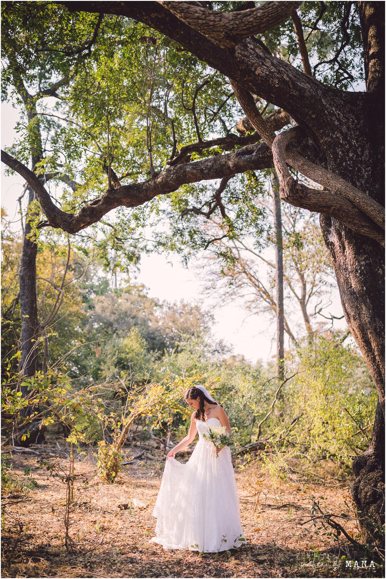 African safari wedding on the banks of the Zambezi River in Victoria Falls, Zimbabwe. Wedding planning by Vic Falls Occasions. Photography by Photos by Mana.