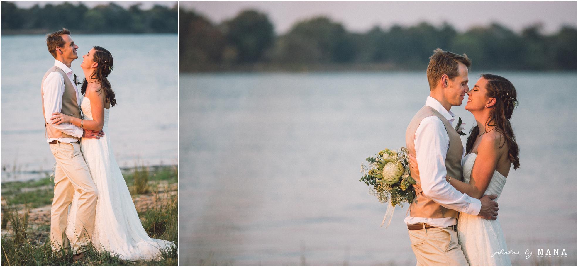 African safari wedding on the banks of the Zambezi River in Victoria Falls, Zimbabwe. Wedding planning by Vic Falls Occasions. Photography by Photos by Mana.