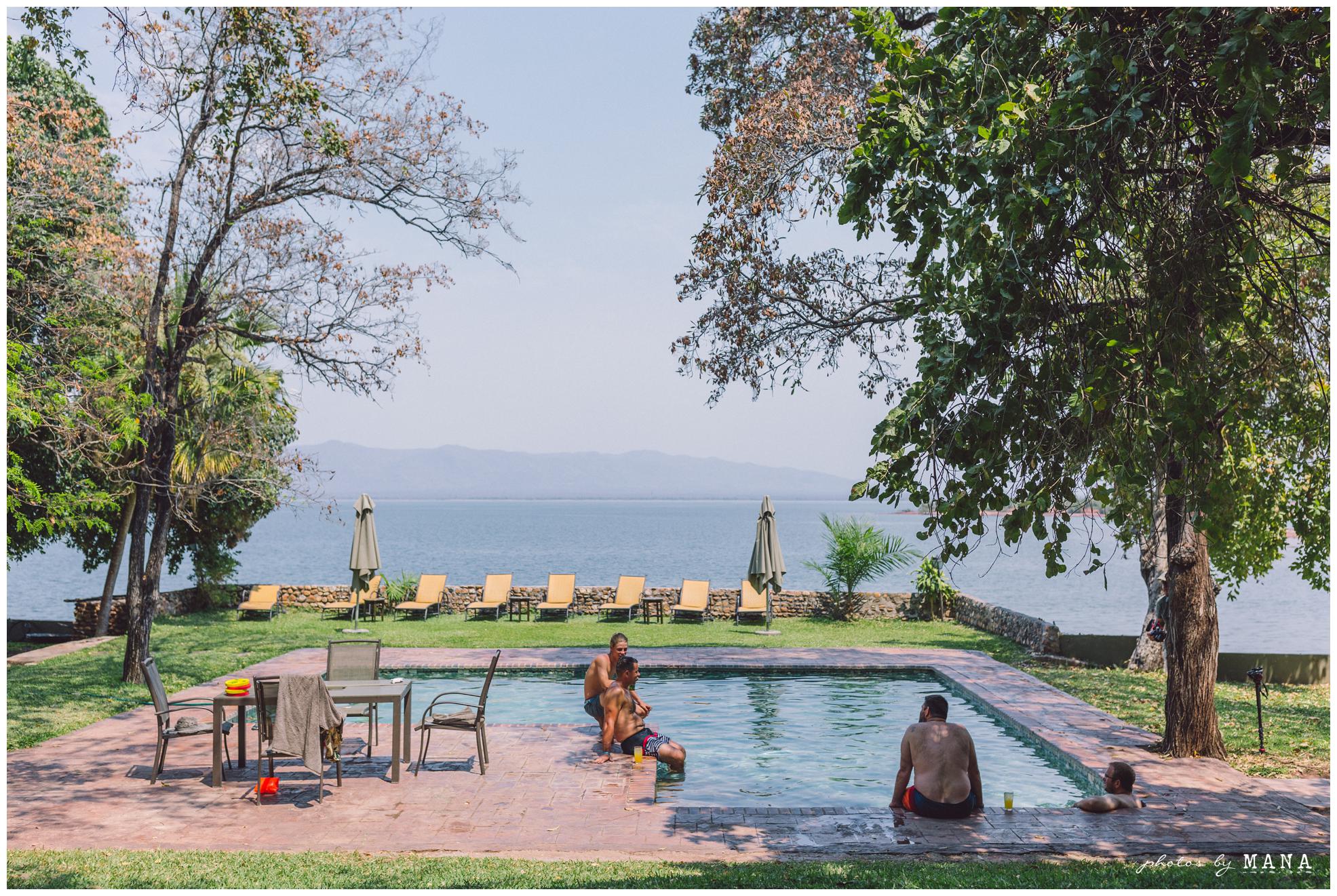 African destination safari bush wedding at Spurwing Island, Lake Kariba, Zimbabwe
