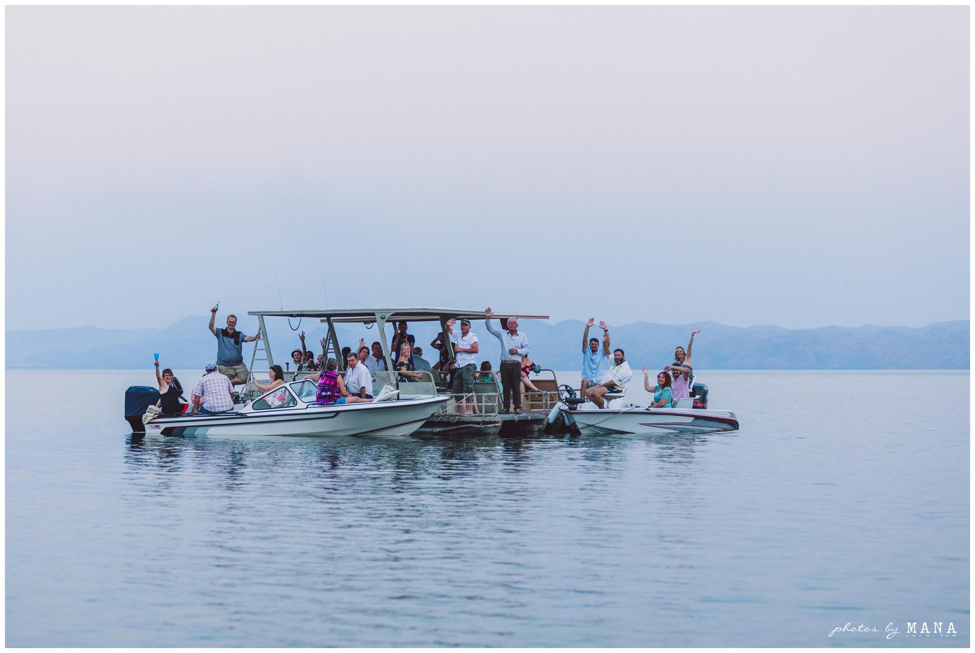 African destination safari bush wedding at Spurwing Island, Lake Kariba, Zimbabwe