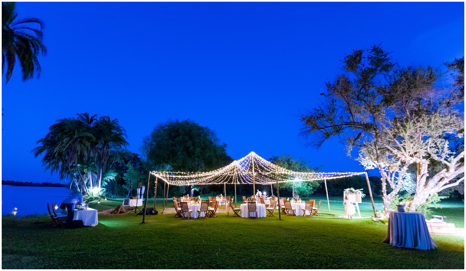 Penny and Michael’s Victoria Falls Safari Destination wedding on the Zambezi river.