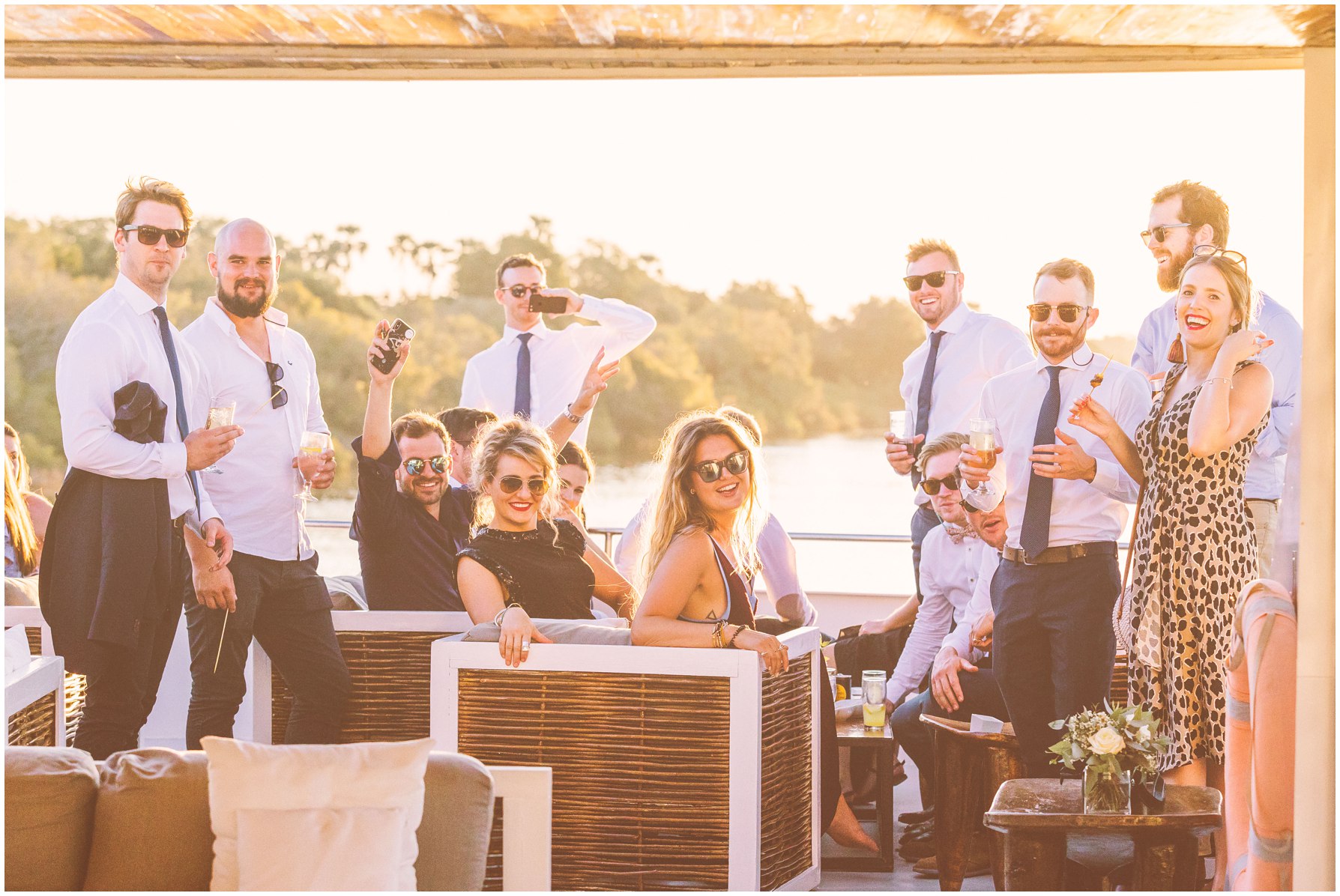 Zambezi River Safari Destination Wedding and Green Eco Wedding in Africa