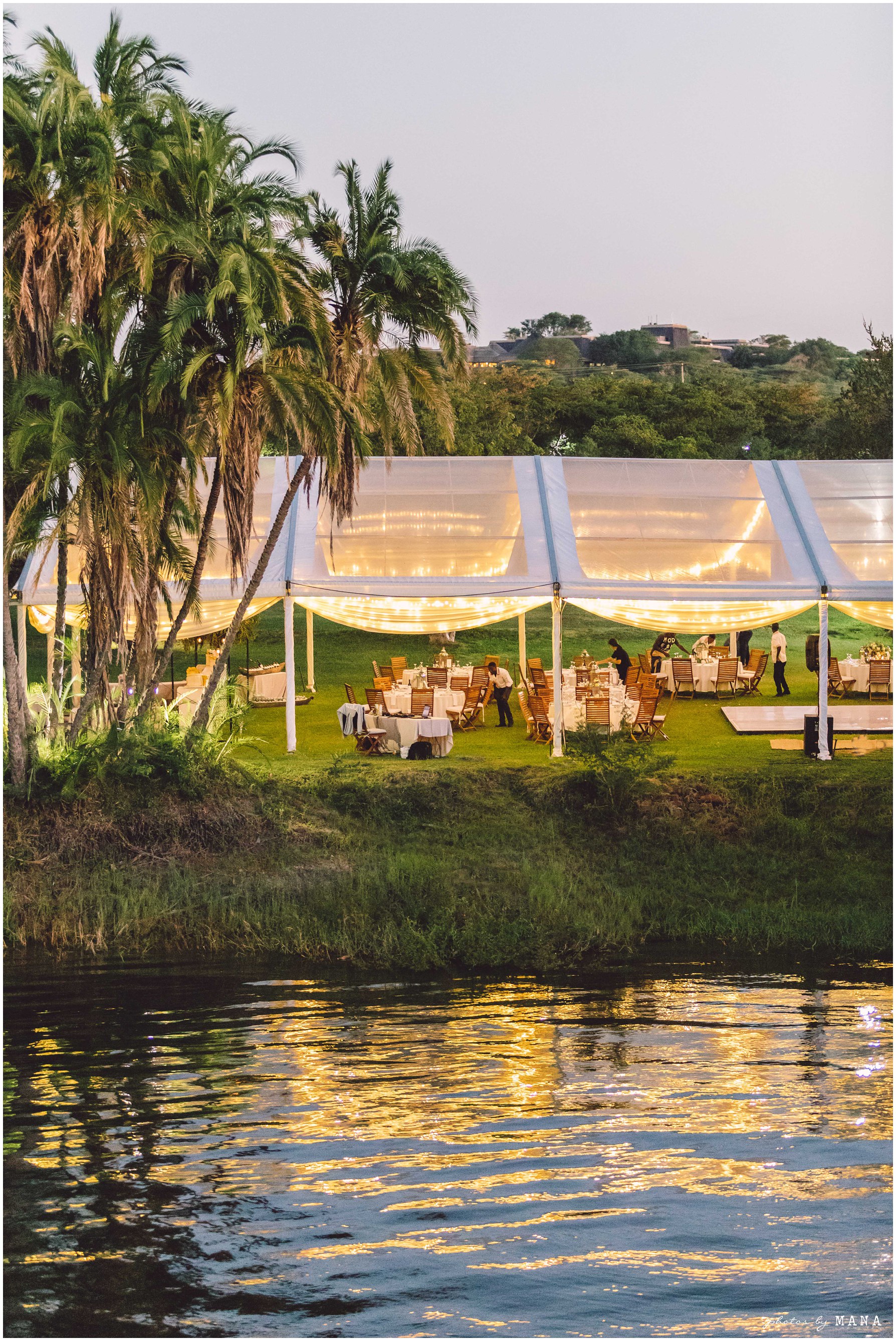 Zambezi River Safari Destination Wedding and Green Eco Wedding in Africa