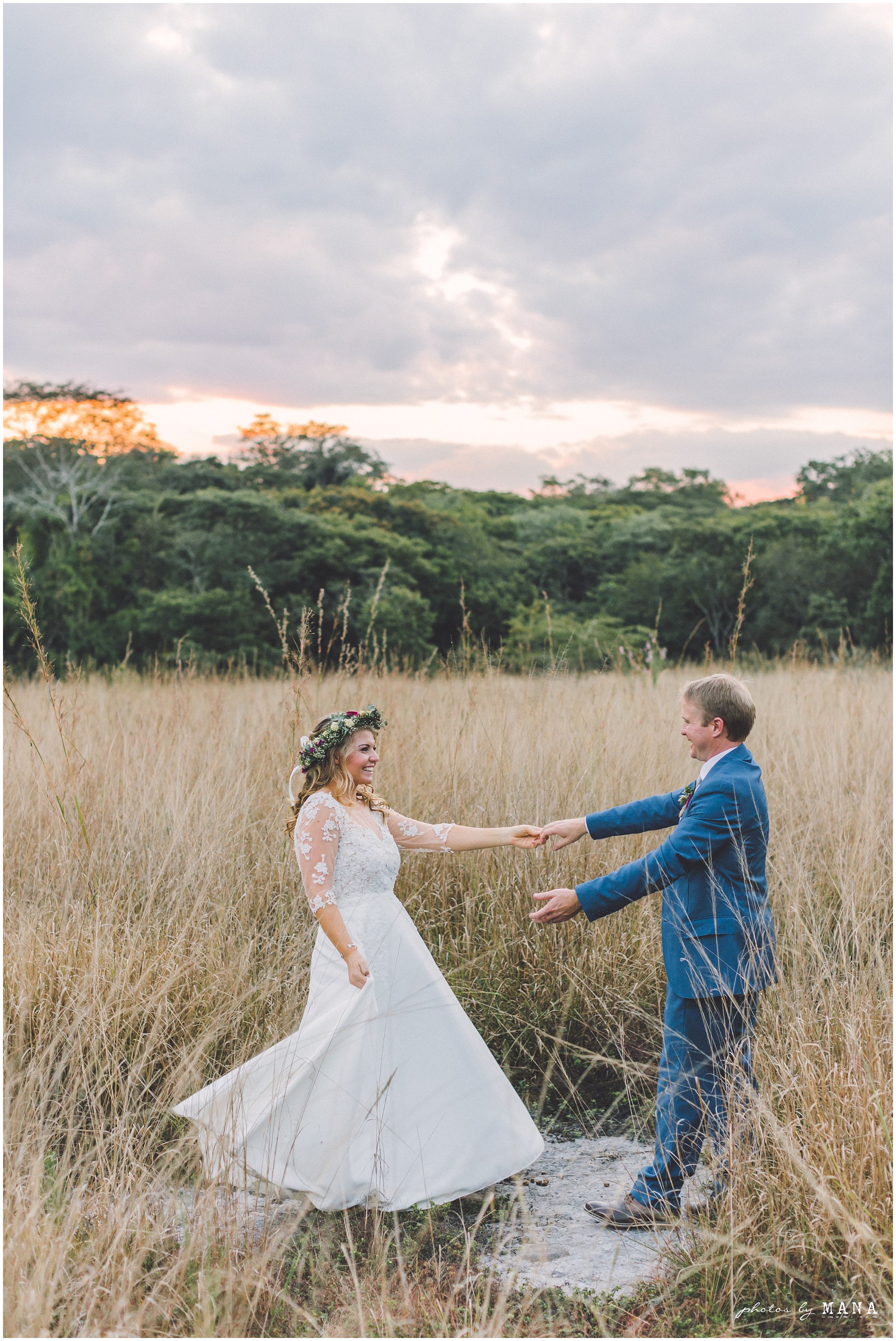 Zambian bush safari farm wedding - African destination safari wedding in Zambia.