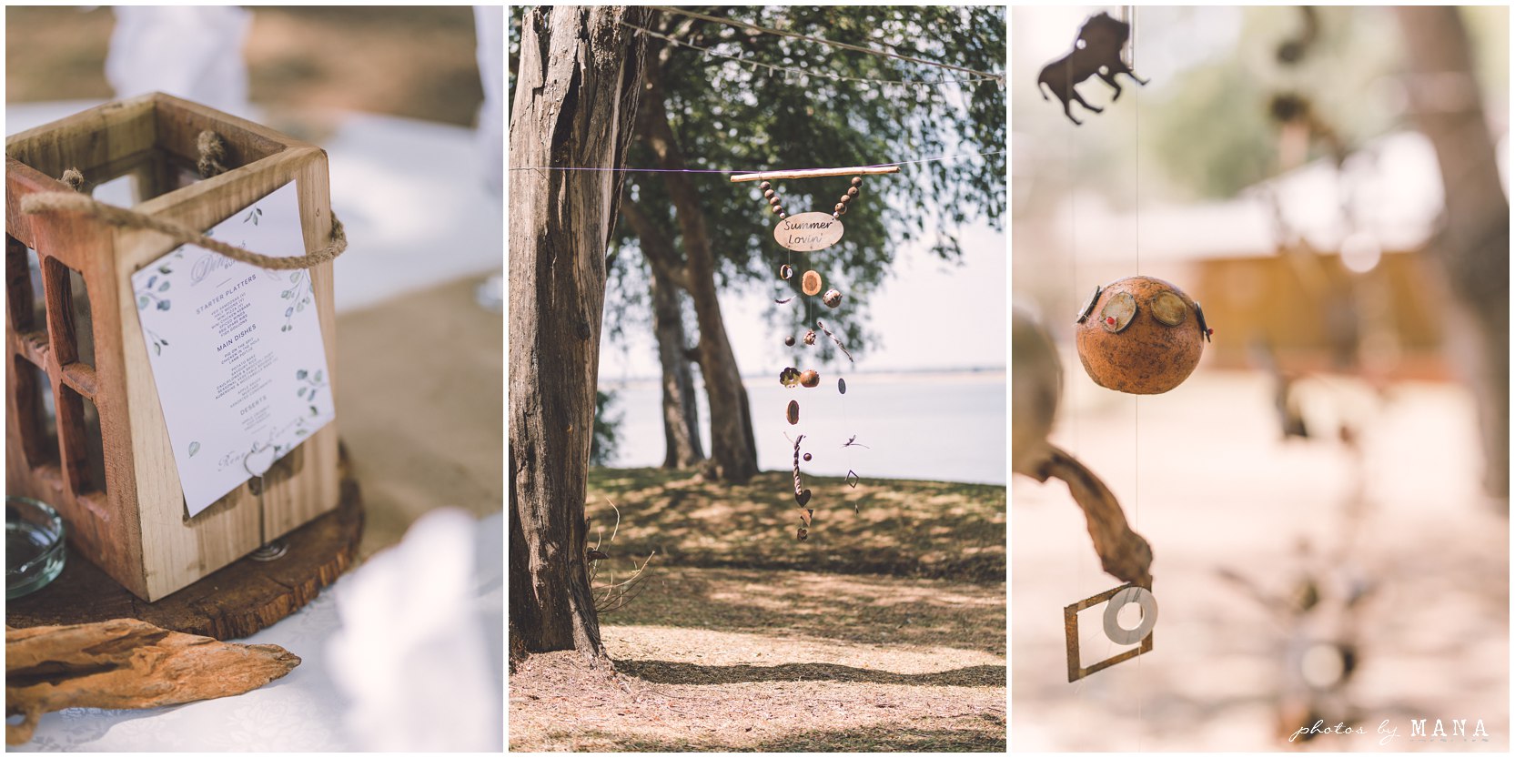 Safari destination bush wedding on the Zambezi River in Lower Zambezi National Park, Zambia.