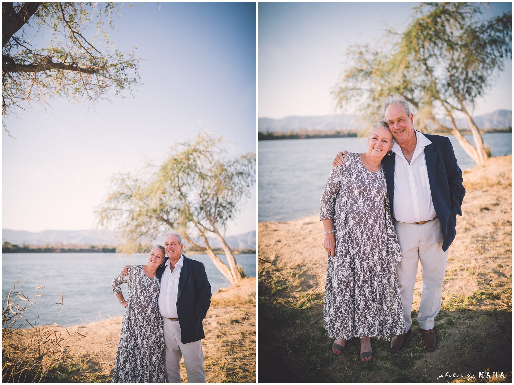 Safari destination bush wedding on the Zambezi River in Lower Zambezi National Park, Zambia.