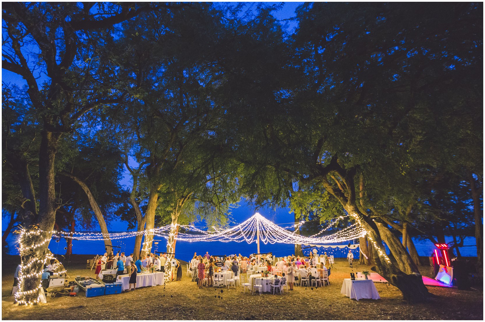 Safari destination bush wedding on the Zambezi River in Lower Zambezi National Park, Zambia.