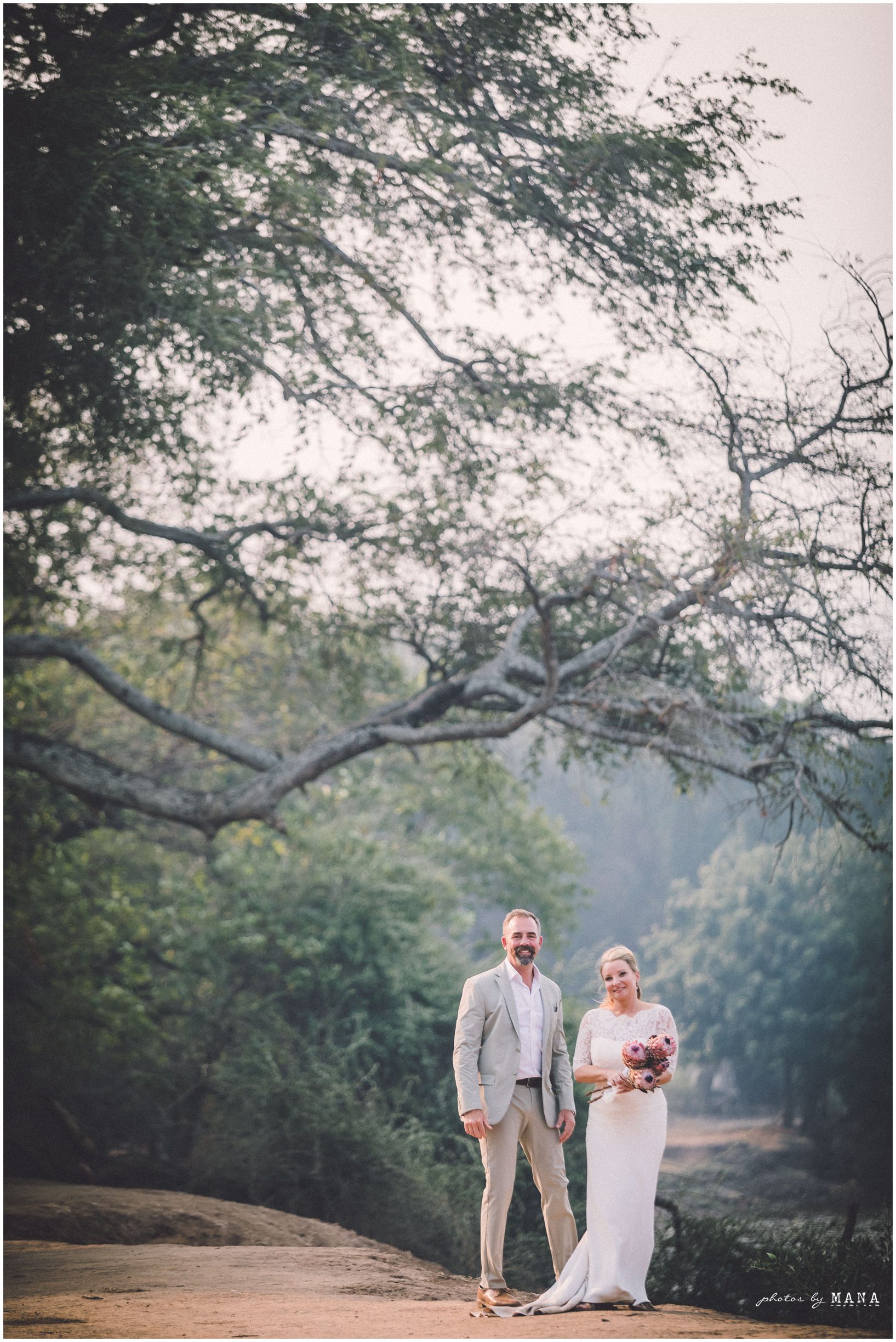 Casey and Jake’s safari elopement at Time and Tide’s Chongwe Camp in Lower Zambezi National Park, Zambia, Africa.
