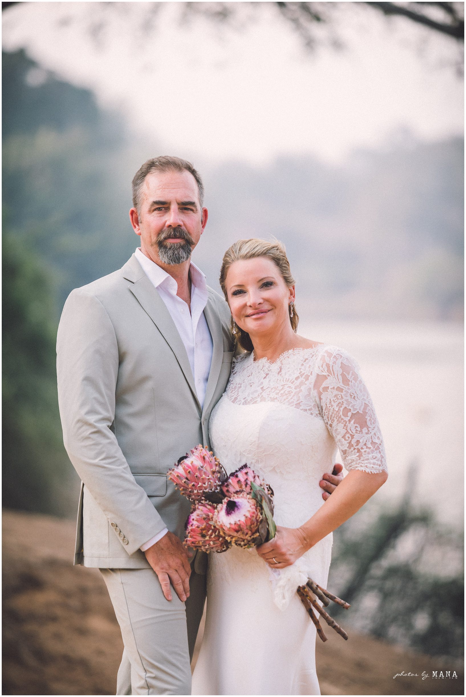 Casey and Jake’s safari elopement at Time and Tide’s Chongwe Camp in Lower Zambezi National Park, Zambia, Africa.