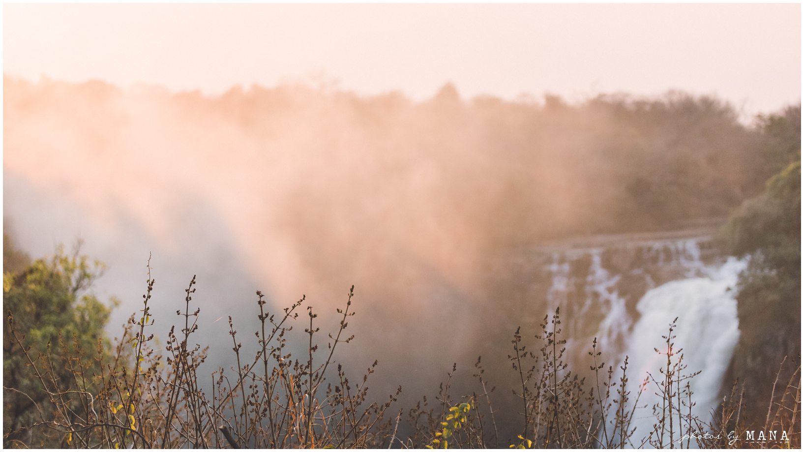 African safari wedding on the banks of the Zambezi River in Victoria Falls, Zimbabwe. Photography by Photos by Mana.