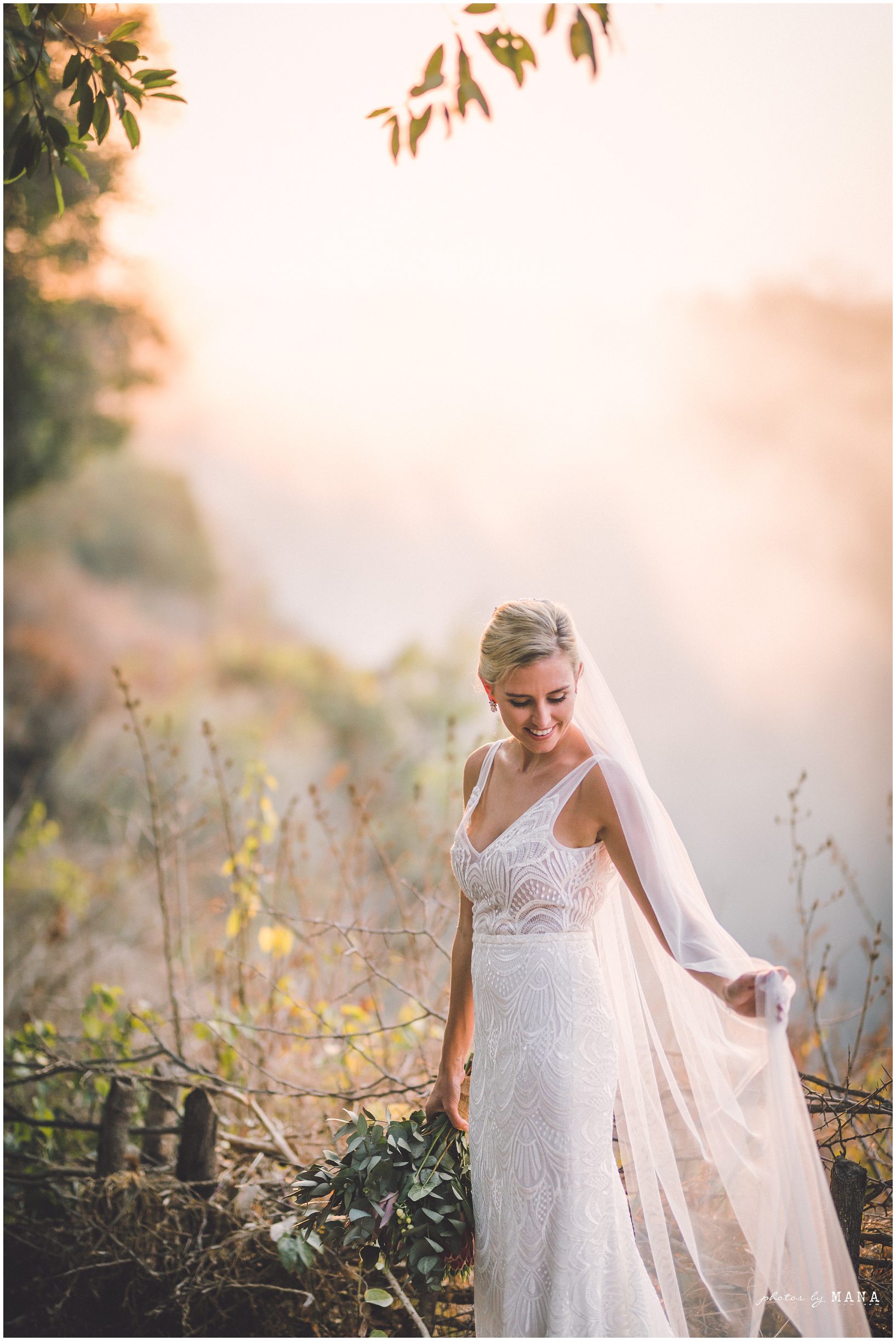 African safari wedding on the banks of the Zambezi River in Victoria Falls, Zimbabwe. Photography by Photos by Mana.
