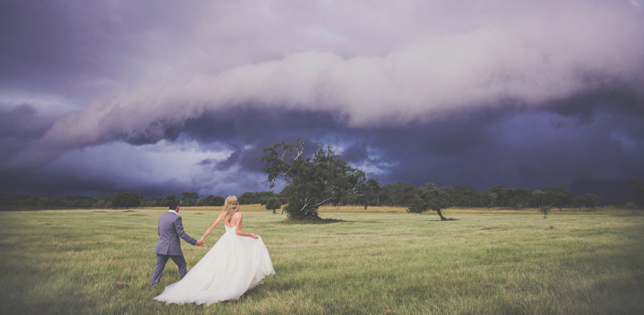 Christy and Daryl's garden wedding