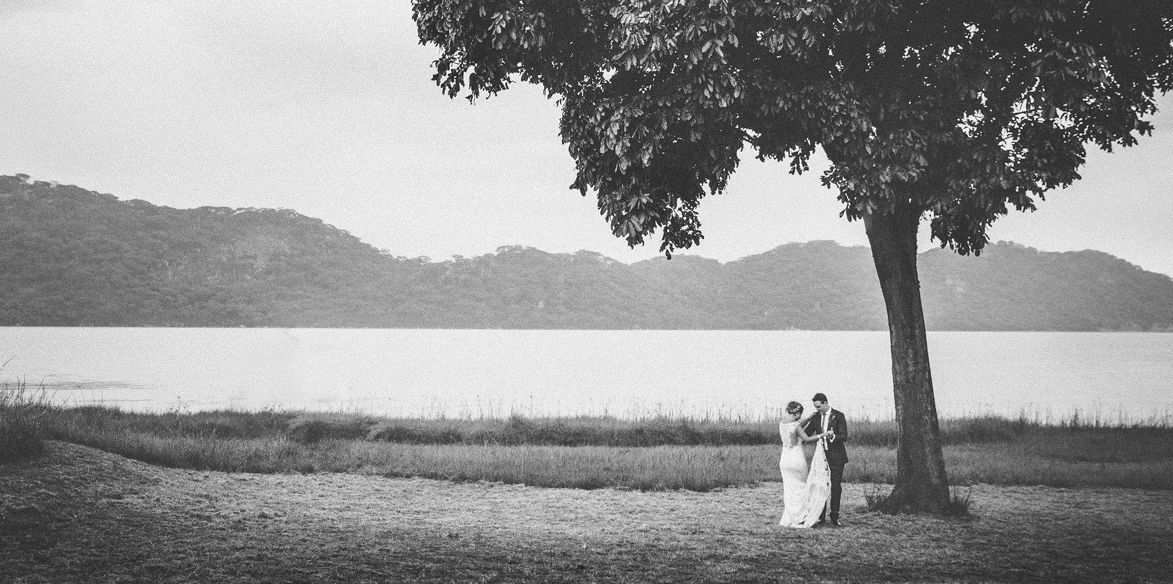 Leighanne and David's hillside msasa-fairy lit wedding
