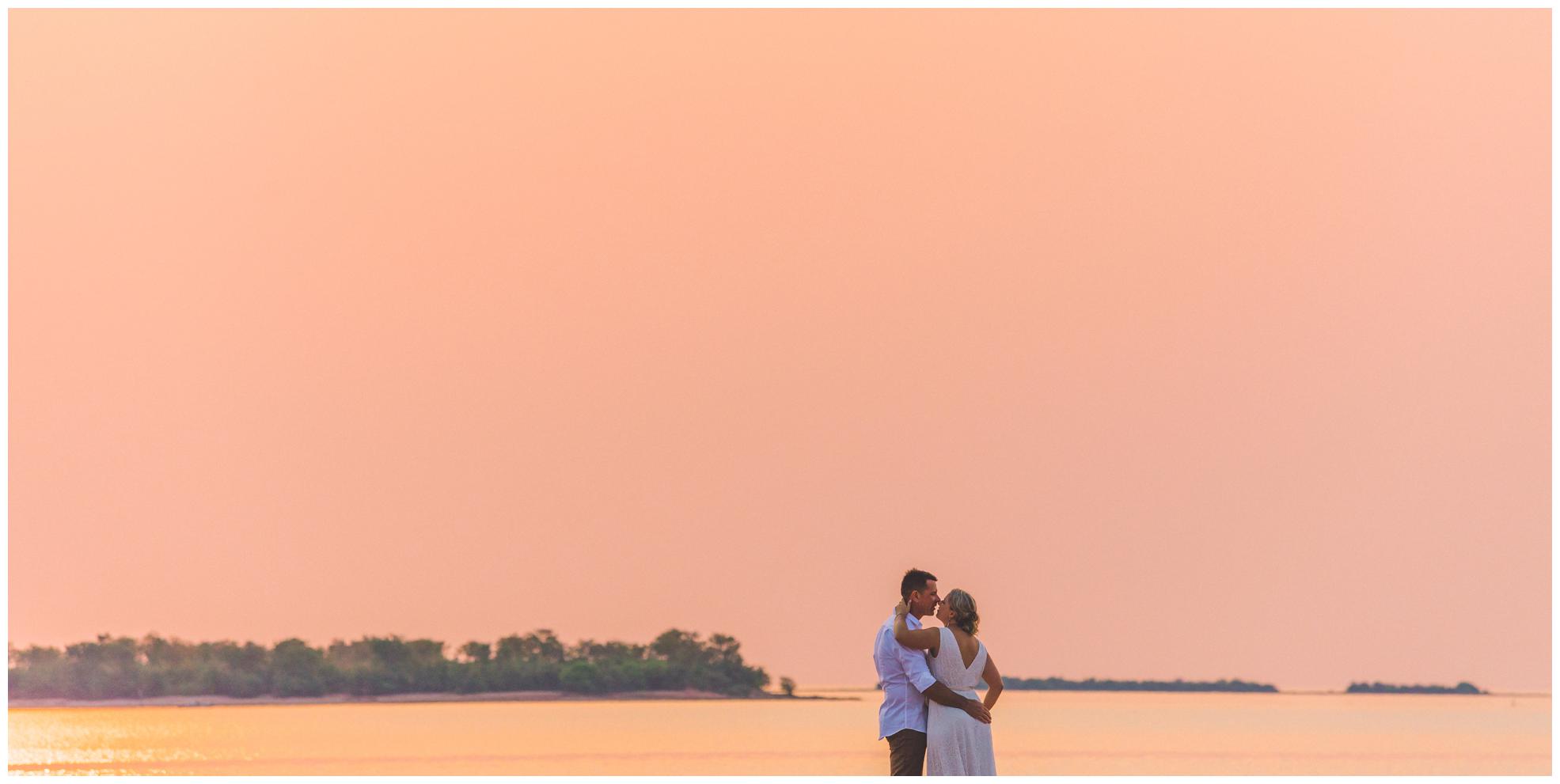 Faye and Jim's Lake Kariba bush wedding